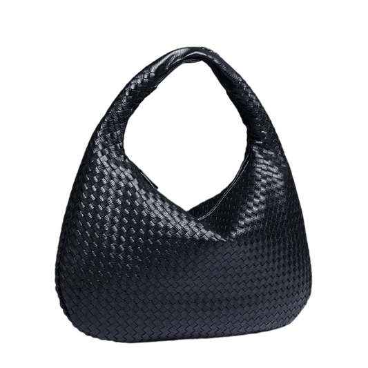 Isadora™️ - Black Woven Bag